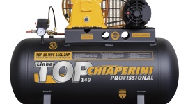 Compressor de ar industrial Chiaperini 110 litros 10 pcm 2hp monofasico top 10 mpv 110 ref 3135